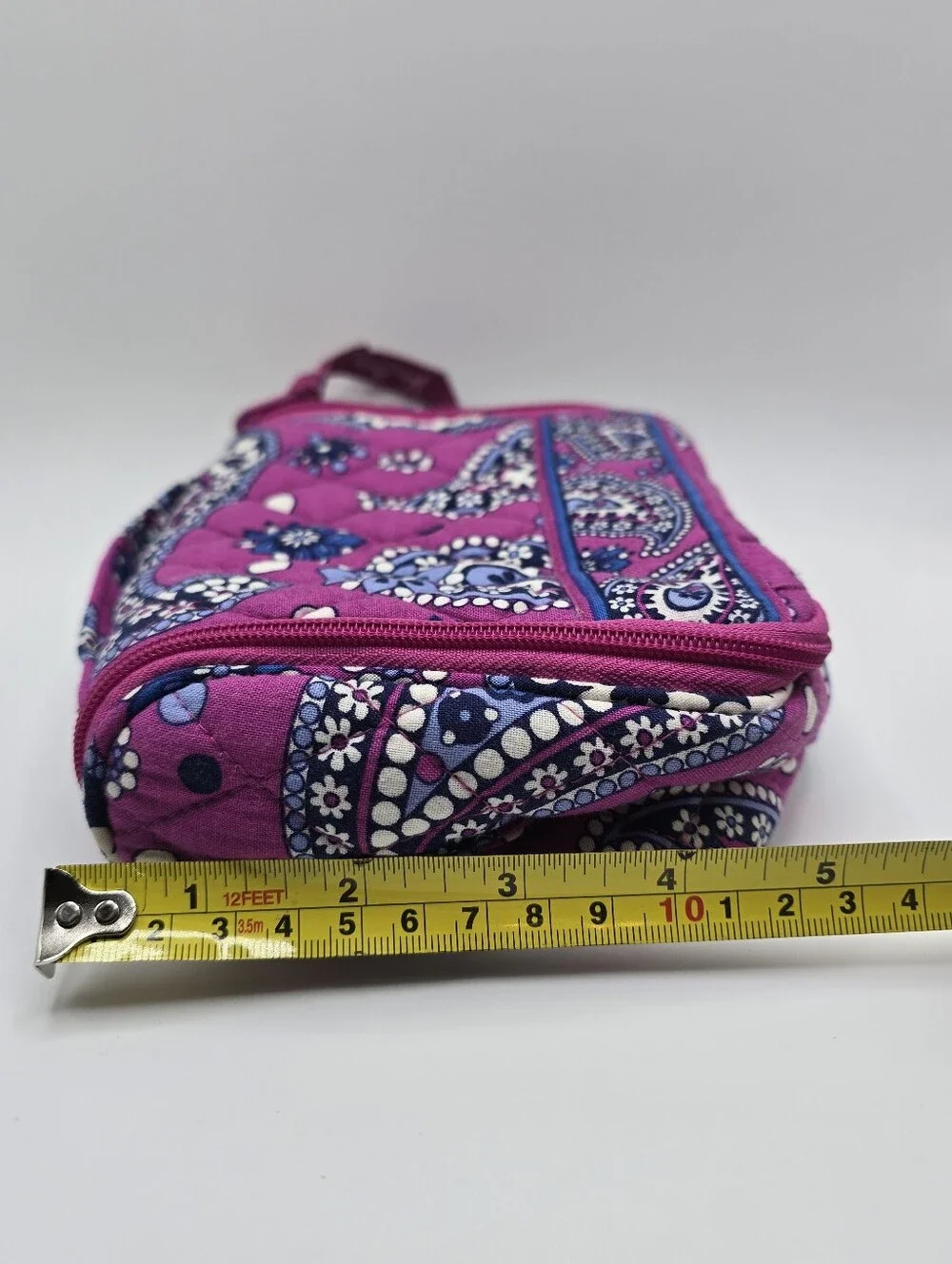 Vera Bradley Boysenberry Mini Hanging Travel Organizer Cosmetic Toiletry Bag